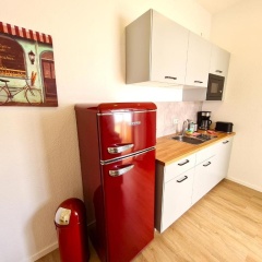 Burgunder helle und geräumige Ferienwohnung - Bild 12