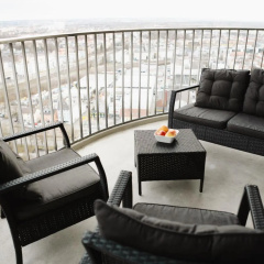 Hohes Apartment mit Weitblick über Augsburg - Bild 11