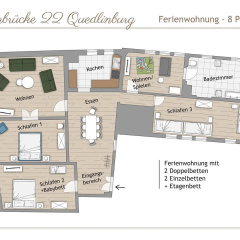 Ferienwohnung Steinbrücke Quedlinburg - Bild 1