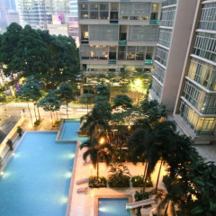 outside