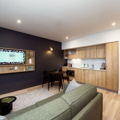 Отель Wilde Aparthotels By Staycity Grassmarket Великобритания, Эдинбург - отзывы, цены и фото номеров - забронировать отель Wilde Aparthotels By Staycity Grassmarket онлайн комната для гостей фото 3