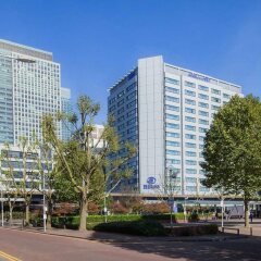 Отель Hilton London Canary Wharf Великобритания, Лондон - 1 отзыв об отеле, цены и фото номеров - забронировать отель Hilton London Canary Wharf онлайн вид на фасад