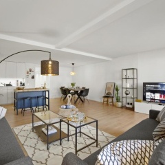 Stadtwohnung am Wasser I Terrasse mit Rheinblick I NETFLIX I APPLE TV - Bild 4