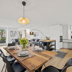 Stadtwohnung am Wasser I Terrasse mit Rheinblick I NETFLIX I APPLE TV - Bild 2