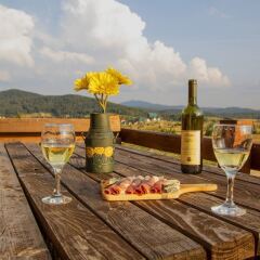 2 Bedroom Holiday Chalet With Views + Log Fire in Zabljak, Montenegro from 97$, photos, reviews - zenhotels.com meals