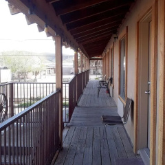 outside