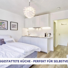Apartment Wahnfried No2 - citynah wohnen mit Küche, Duschbad und Balkon - Bild 5
