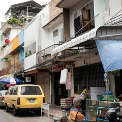 outside