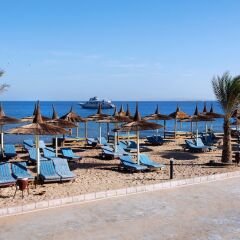 Отель Albatros Aqua Park Resort - All Inclusive Египет, Хургада - отзывы, цены и фото номеров - забронировать отель Albatros Aqua Park Resort - All Inclusive онлайн пляж