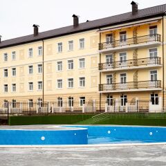 Гостиница ГРК Ростовский в Ростове-на-Дону отзывы, цены и фото номеров - забронировать гостиницу ГРК Ростовский онлайн Ростов-на-Дону вид на фасад фото 2