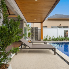 Hemi 2BR Modern Thai Style with Private Pool Villa - Bild 15