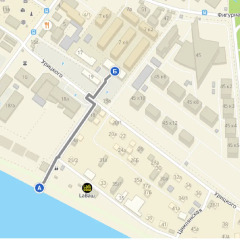 Улица таврическая адлер карта