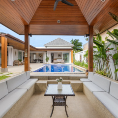 Hemi 2BR Modern Thai Style with Private Pool Villa - Bild 25