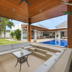 Hemi 2BR Modern Thai Style with Private Pool Villa - Bild 26