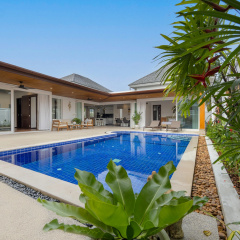 Hemi 2BR Modern Thai Style with Private Pool Villa - Bild 27