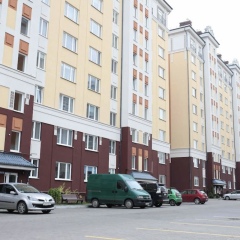 Апартаменты BlueSeaApartment в Зеленоградске отзывы, цены и фото номеров - забронировать гостиницу BlueSeaApartment онлайн Зеленоградск вид на фасад