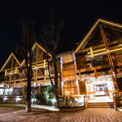 Гостиница Stellar Collection Chalet, Krasnaya Polyana в Красной Поляне отзывы, цены и фото номеров - забронировать гостиницу Stellar Collection Chalet, Krasnaya Polyana онлайн Красная Поляна вид на фасад фото 2