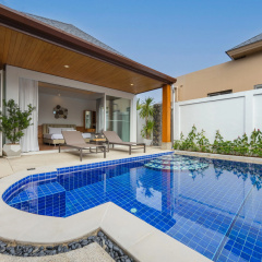 Hemi 2BR Modern Thai Style with Private Pool Villa - Bild 14