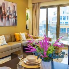 Апартаменты Premium 1BR with Large Balcony in Downtown ОАЭ, Дубай - отзывы, цены и фото номеров - забронировать отель Premium 1BR with Large Balcony in Downtown онлайн фото 5