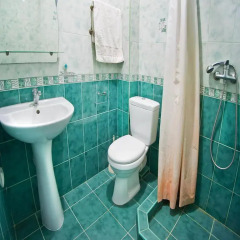 Гостиница Ай-Петри в Береговом отзывы, цены и фото номеров - забронировать гостиницу Ай-Петри онлайн Береговое (Феодосия) ванная фото 2
