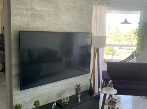 Apartamento em Caraguatatuba em Frente a Praia para 9 pessoas