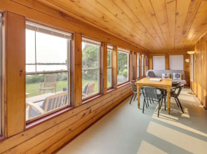 Waterfront Cottage w/ Sunroom + Patio & Grill