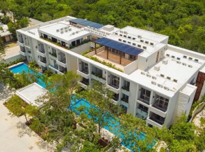 NHOA 108C Lux 1BR Condo Plunge Pool in Aldea Zama