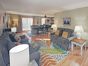 New Listing! Tranquil W/ Deck, Near Beach 4 Bedroom Home