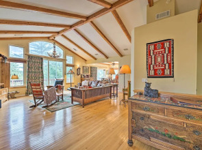 Wraparound Deck: Woodland Cabin in Lake Arrowhead
