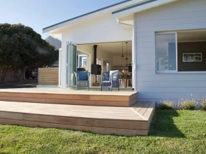 Seafront House with a View