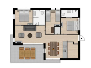 Modern Lodge Near Beach