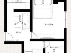 Modern Luxe Studio Apartment in Uttara Near Airport