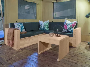 Cozy 5-person Glamping Tent in Ardennes