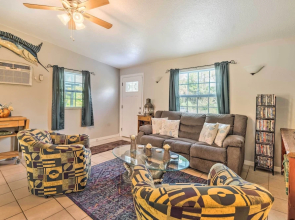 2 Mi to Beach: Canal-front Home in Hudson!