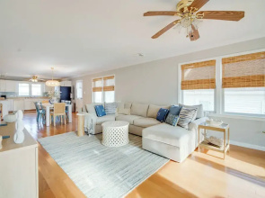 Walk to Brigantine Beach: Home w/ BBQ & Yard