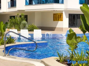Apartment 1+1 Qoople Aria 32 in the center of Alanya