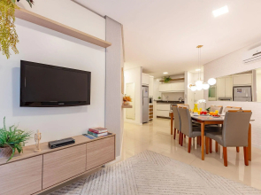 Confortável Apartamento 70m da Praia de Bombinhas