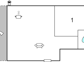 Nice Home in Palit With Wifi and 1 Bedrooms