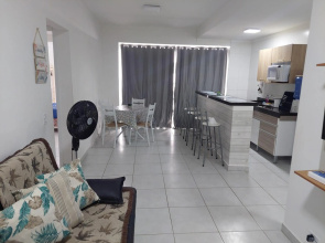 Ubatuba - Apartamento com Churrasqueira e Piscina