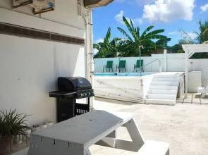 See Belize Sunrise Sea & Garden View 2-bed Studio w Pool & Overwater Deck, 1stfl