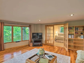Black Mountain Gem w/ Inviting Deck & Scenic Views