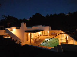 Modern Villa in the Typical Ibizan-style Furnishings and a Private Pool