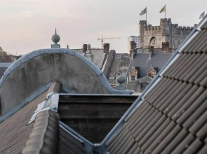 Beautiful city center apartments in Ghent near medieval castle