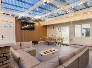 Steps to the Beach Firepit Patio Long-term Newport Beach Stay Coastal Cove