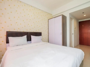 Minimalist Tamansari Mahogany Studio Apartment with City View