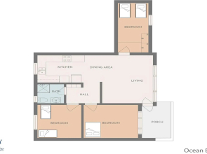 Ocean Blue Apartment Five - ground floor apartment