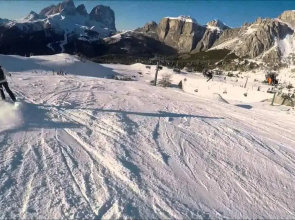 MANSARDA MARMOLADA sui campi da sci