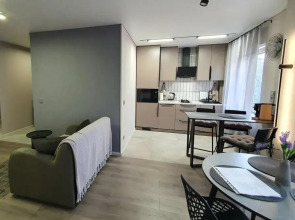 Апартаменты Три семерки на улице Гостиная