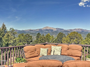 Large Ruidoso Home w/ Stunning Views & Hot Tub!