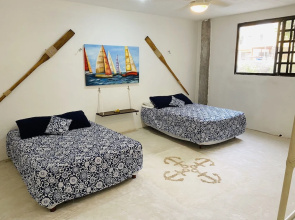 Entire House on the Seashore in Chicxulub Puerto, Yuc, Riviera Yucateca Mex